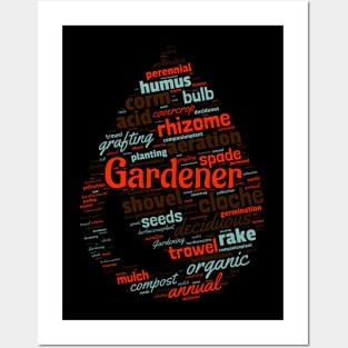 Gardner word cloud Posters and Art